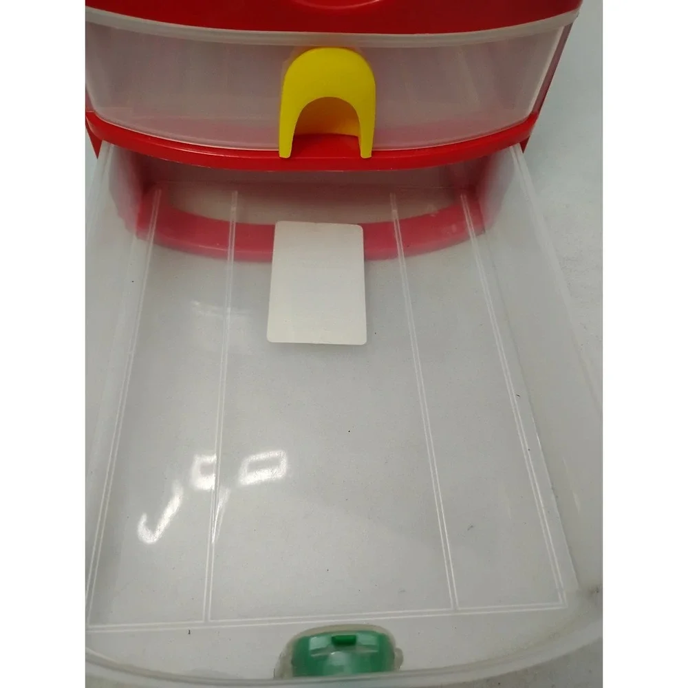 VTG Little Tikes Rubbermaid 3A98 2-Drawer Storage Organizer Art Craft Supply SEE